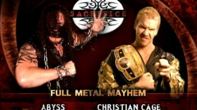 Christian Cage vs Abyss - Full Metal Mayhem - TNA Sacrifice 2006