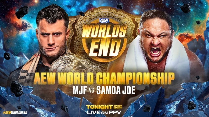 MJF Vs Samoa Joe (AEW World Championship) - TokyVideo